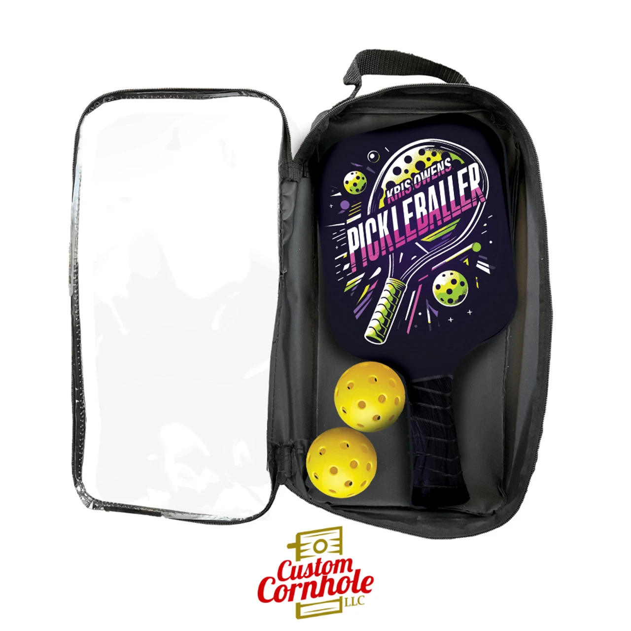 Custom Pickleballer Pickleball Paddle Set 4 Custom Pickleballer Pickleball Paddle Set - Image 2