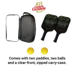Custom Foliage Bride And Groom Pickleball Paddle Set -Best Toy Shop Custom Cornhole LLC Pickleball 3 18305.1707871913