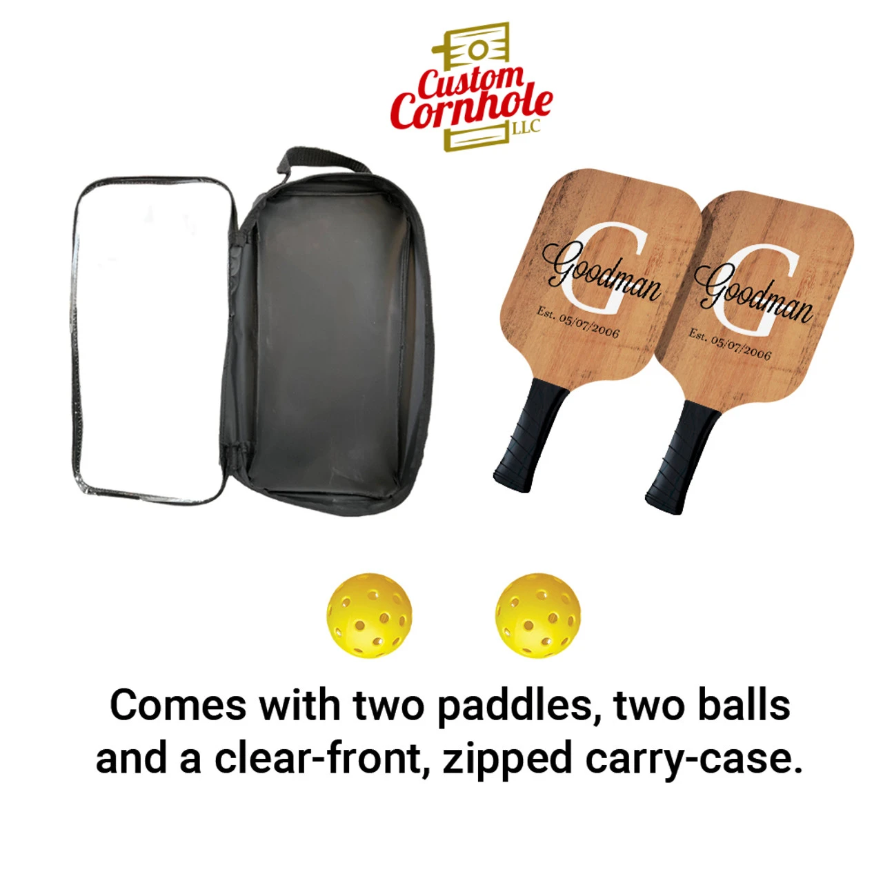 Custom Family Established Pickleball Paddle Set 5 Custom Family Established Pickleball Paddle Set - Image 3