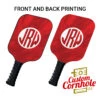 Custom Three Letter Monogram Red Pickleball Paddle Set -Best Toy Shop Custom Cornhole LLC Pickleball 66125.1707877580
