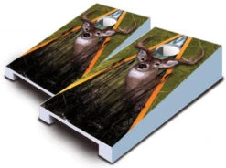 Deer Tabletop Cornhole Set With Bags