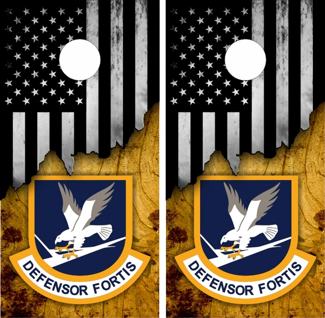 Defensor Fortis Version 2 Cornhole Wraps - Set Of 2 3 Defensor Fortis Version 2 Cornhole Wraps - Set Of 2