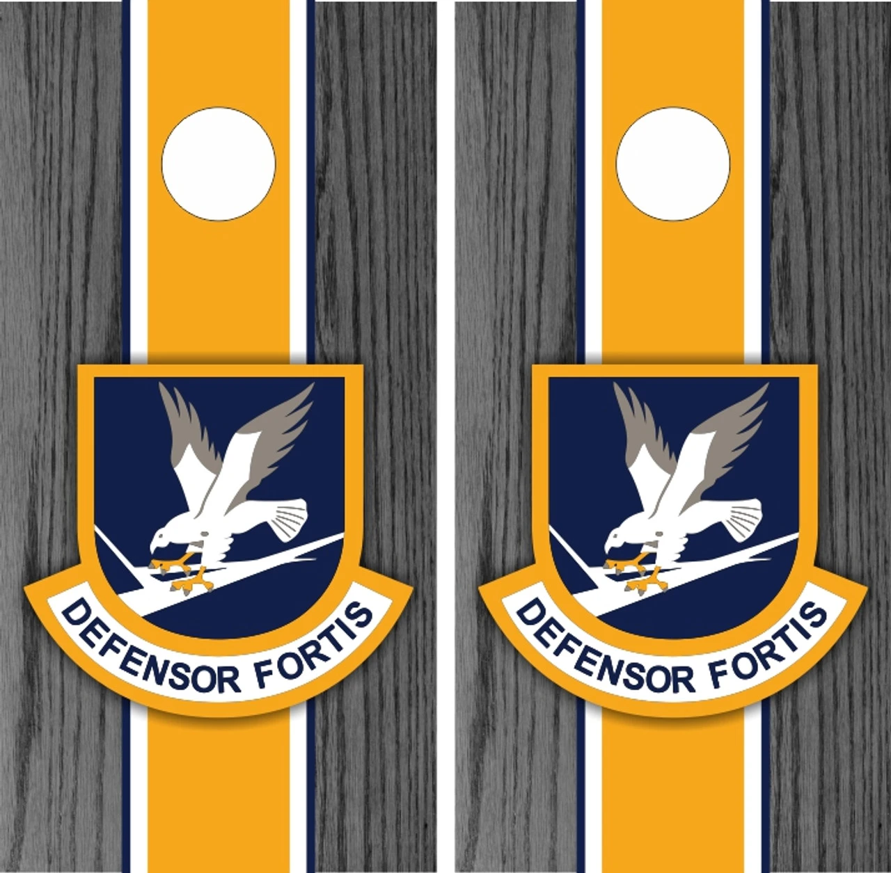 Defensor Fortis Version 3 Cornhole Wraps - Set Of 2 3 Defensor Fortis Version 3 Cornhole Wraps - Set Of 2