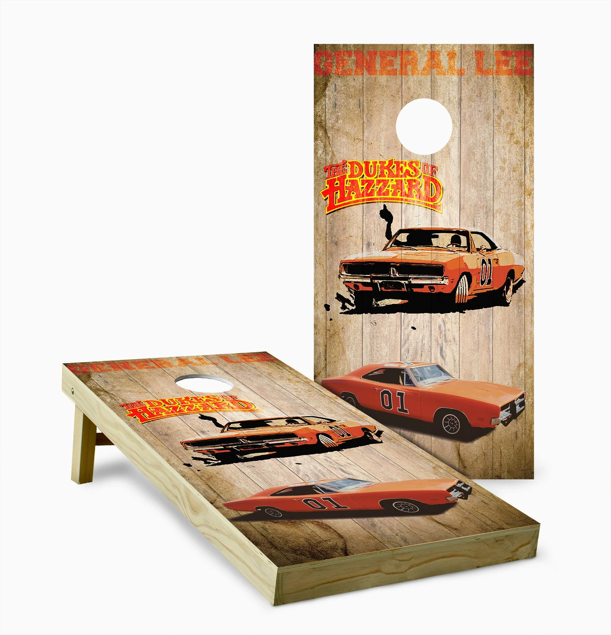 The Dukes Of Hazzard Cornhole Set With Bags 3 The Dukes Of Hazzard Cornhole Set With Bags