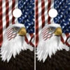 American Flag Eagle Cornhole Wraps - Set Of 2 1 American Flag Eagle Cornhole Wraps - Set Of 2 -Best Toy Shop Eagle American Flag Wraps 94887.1445038156