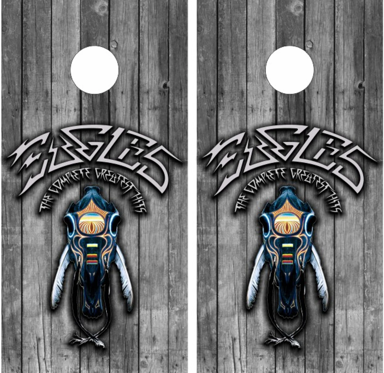 Eagles Cornhole Wraps - Set Of 2 3 Eagles Cornhole Wraps - Set Of 2