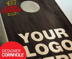 Custom Stained Cornhole Set With Bags 20 Custom Stained Cornhole Set With Bags -Best Toy Shop Ebony Stain Close Up 84647.1508893720