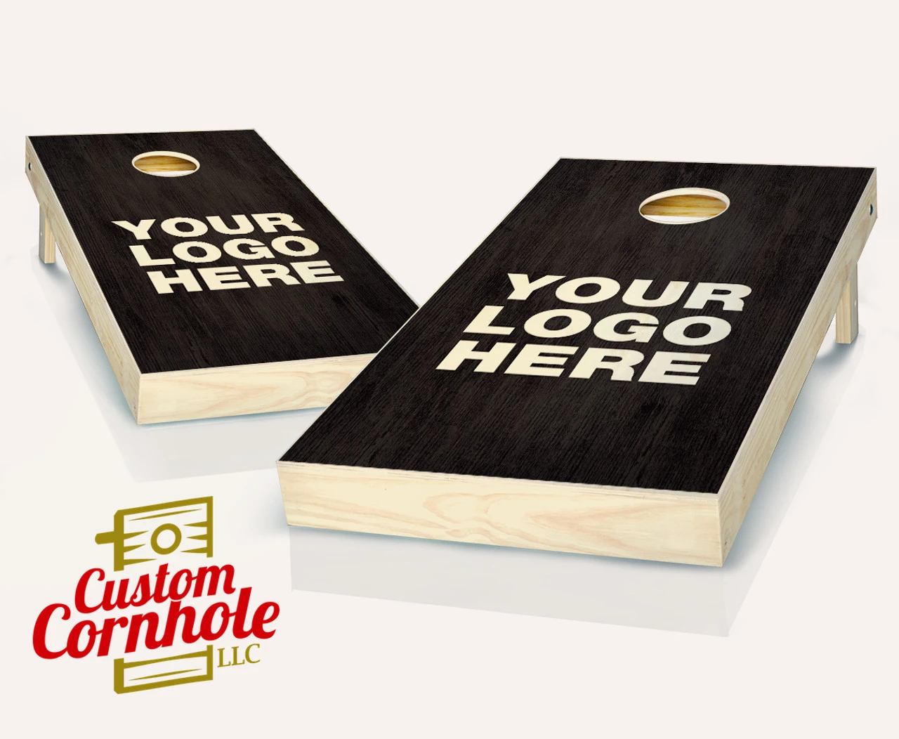 Custom Stained Cornhole Set With Bags 3 Custom Stained Cornhole Set With Bags