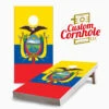 Ecuadorian Flag Cornhole Set With Bags -Best Toy Shop Ecuadorian Flag Cornhole Game 30254.1611524575