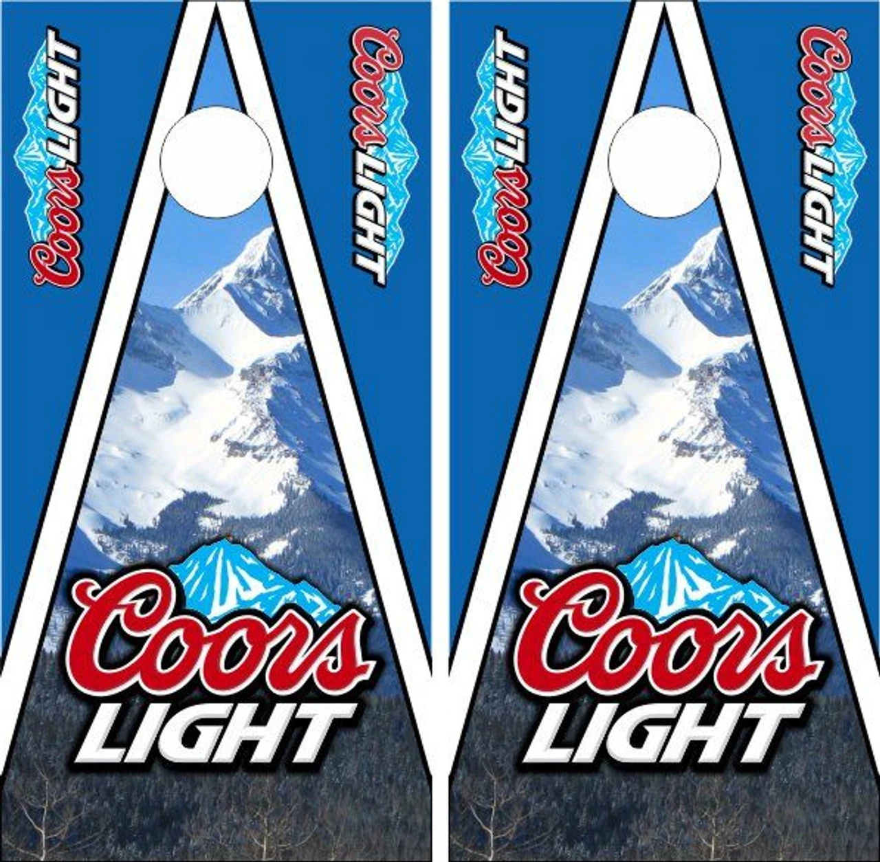 Coors Light Version 4 Cornhole Wraps - Set Of 2 3 Coors Light Version 4 Cornhole Wraps - Set Of 2