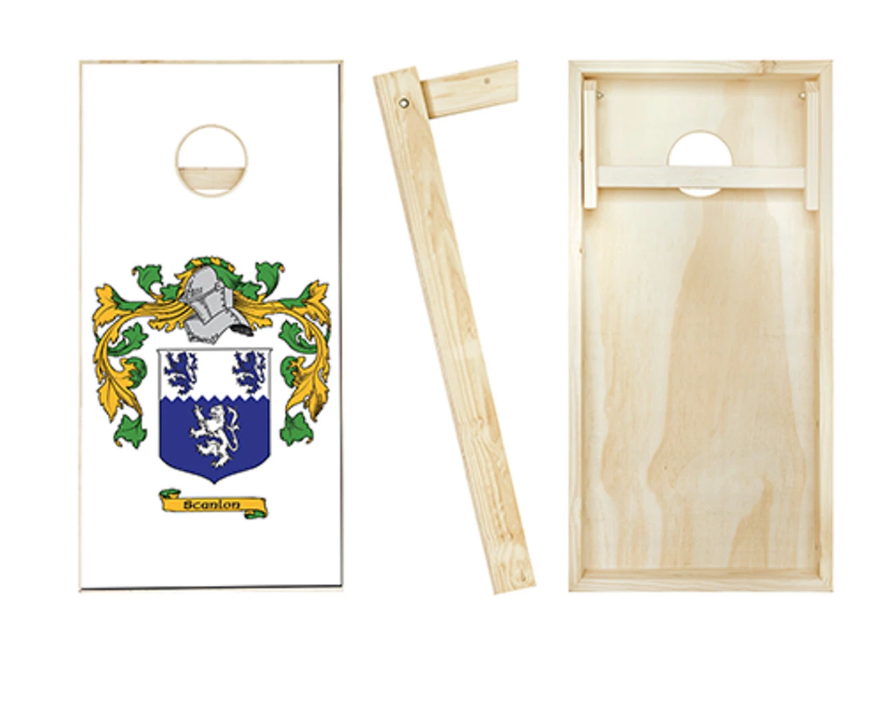 Family Crest Cornhole Set With Bags 4 Family Crest Cornhole Set With Bags - Image 2