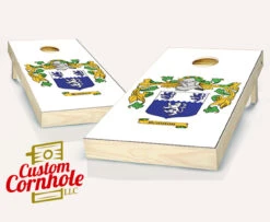 Family Crest Cornhole Set With Bags