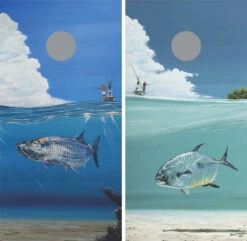 Fishing Cornhole Set With Bags 6 Fishing Cornhole Set With Bags -Best Toy Shop Fish 1 52589.1663266181