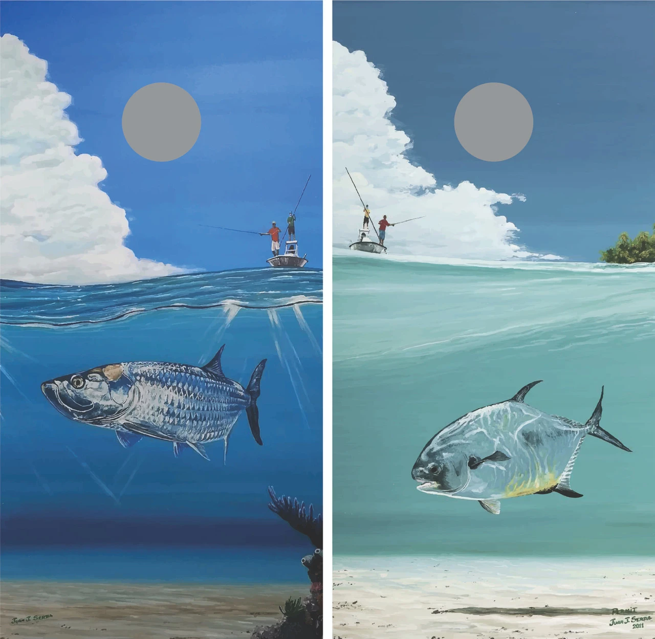 Fishing Cornhole Set With Bags 4 Fishing Cornhole Set With Bags - Image 2