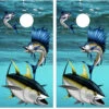 Fish-in-Ocean Cornhole Wraps - Set Of 2 -Best Toy Shop Fish Wraps 31024.1446064484