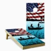 Fishing On Boat Cornhole Set With Bags -Best Toy Shop Fishing on Boat Flag CB 25156.1716422182