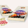 French Surname Cornhole Set With Bags