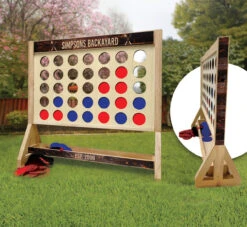 BBQ Backyard Personalized Giant Connect Four Game