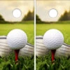 Golf Ball On Tee Cornhole Wraps - Set Of 2 -Best Toy Shop Golf Club Ball on Tee up Close 01632.1712690856