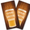 Good People Drink Good Beer Cornhole Wraps - Set Of 2 -Best Toy Shop GoodPeopleGoodBeer wrap product img 05108.1483905639