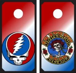 Grateful Dead Version 3 Cornhole Wraps - Set Of 2