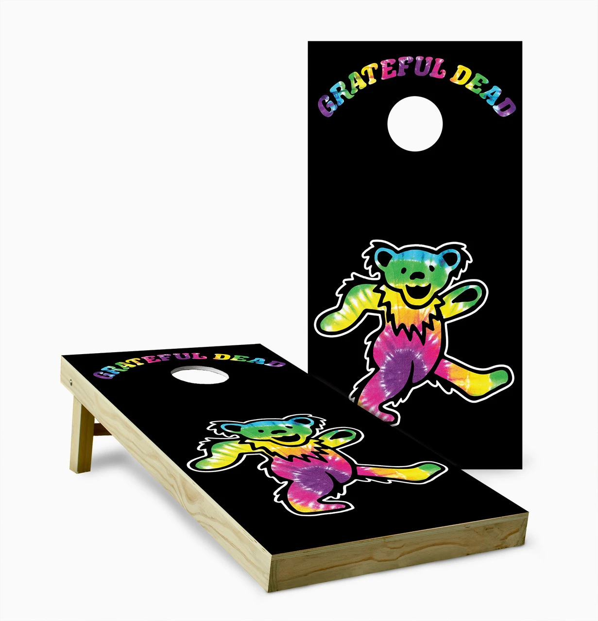 Grateful Dead Version 6 Cornhole Set With Bags 3 Grateful Dead Version 6 Cornhole Set With Bags
