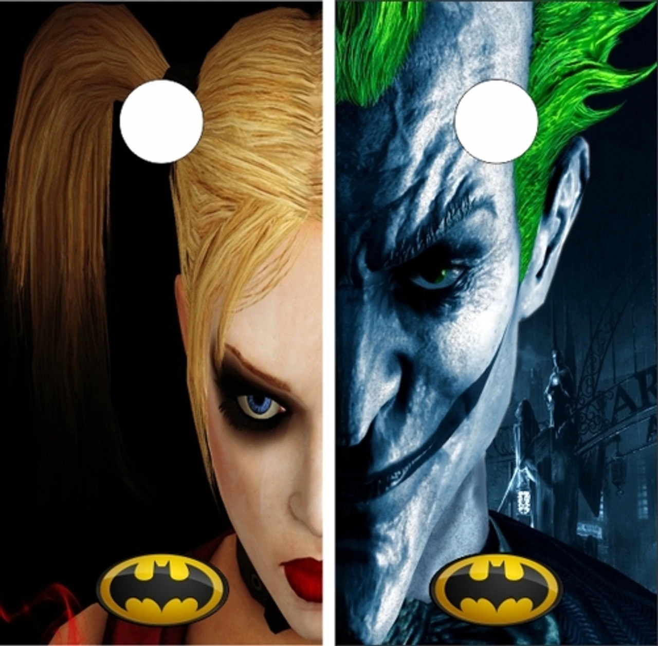 Harley Quinn And Joker Combo Cornhole Set With Bags 5 Harley Quinn And Joker Combo Cornhole Set With Bags - Image 3