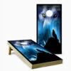 Howling Wolf Cornhole Set With Bags 1 Howling Wolf Cornhole Set With Bags -Best Toy Shop Howling Wolf in Midnight Moon Cornhole Board Sample 47718.1694453776