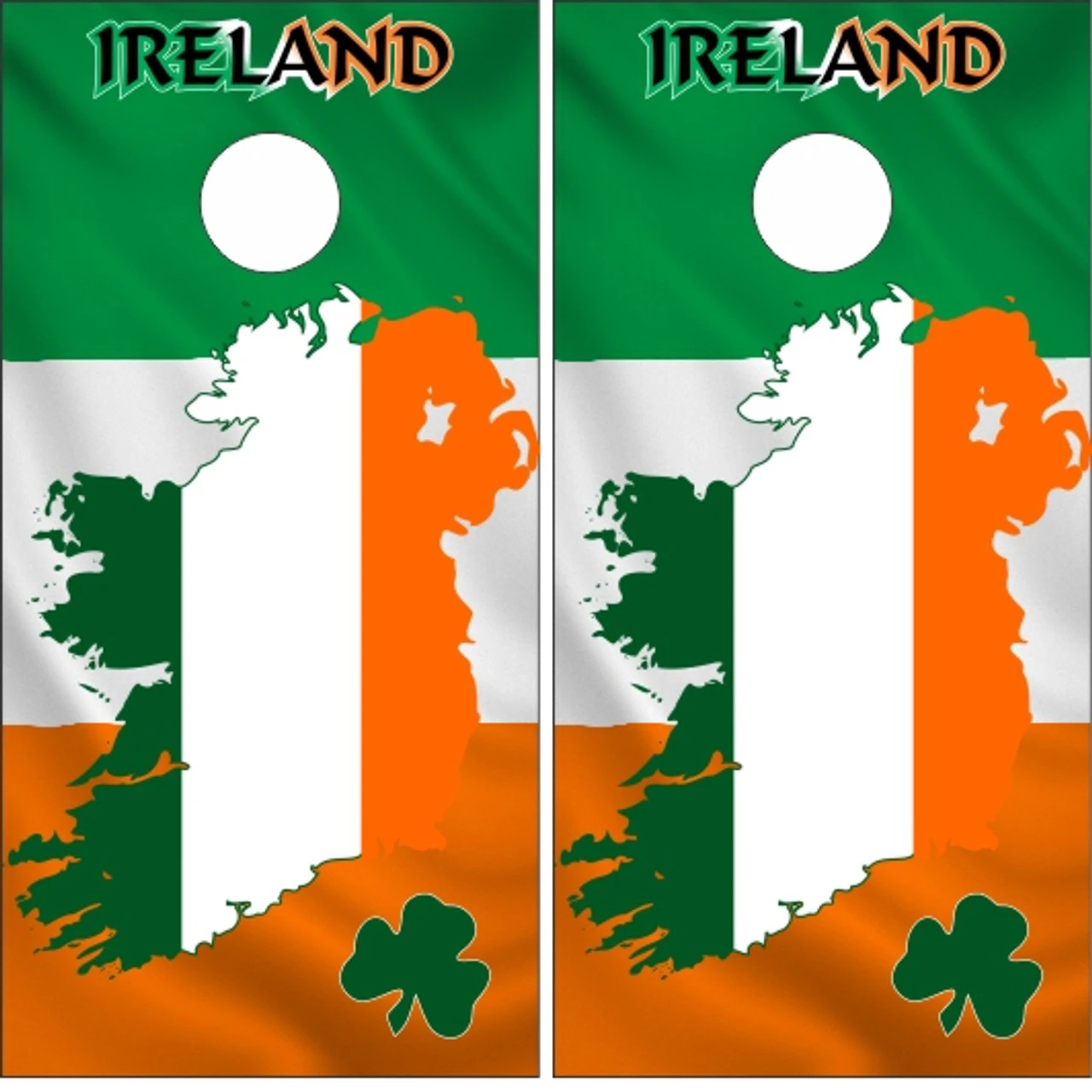 Ireland Cornhole Wraps - Set Of 2 3 Ireland Cornhole Wraps - Set Of 2