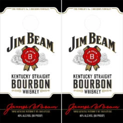 Jim Beam Version 3 Cornhole Wraps - Set Of 2