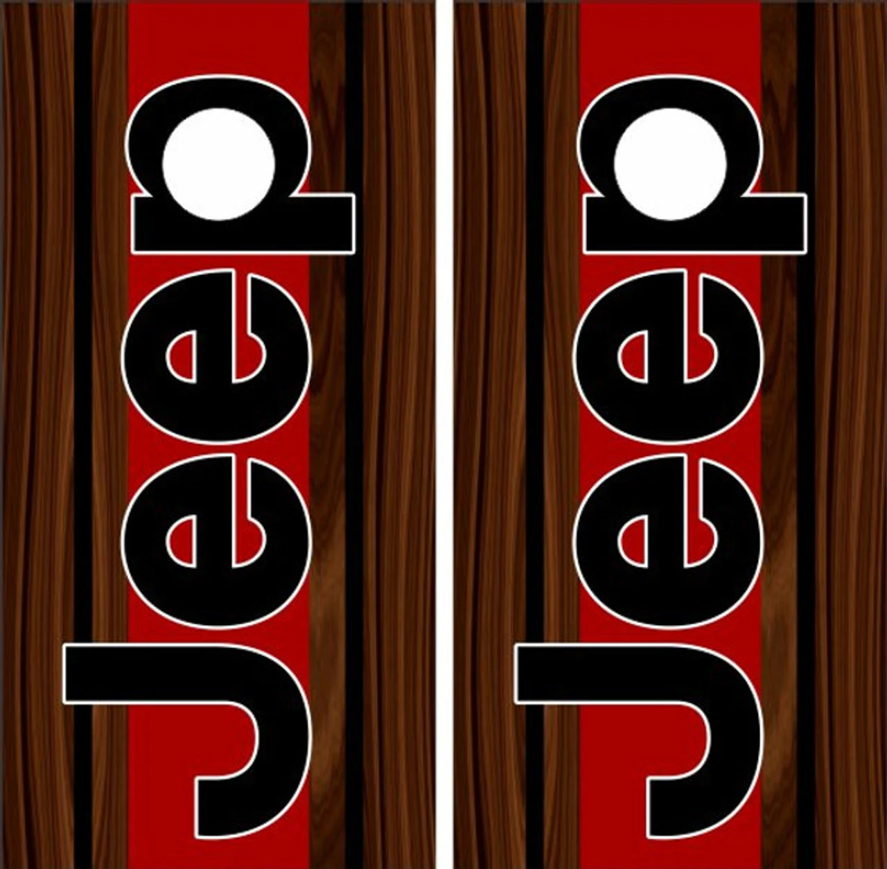 Jeep Version 5 Cornhole Set With Bags 4 Jeep Version 5 Cornhole Set With Bags - Image 2