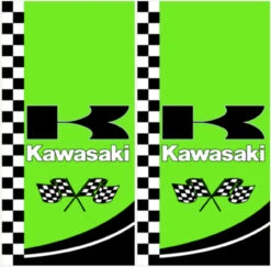 Kawasaki Cornhole Wraps - Set Of 2