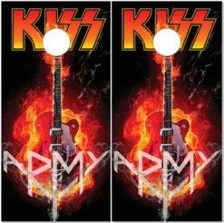 Kiss Cornhole Wraps - Set Of 2