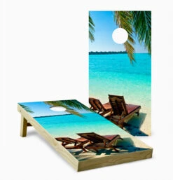 Lounge Chair Cornhole Set With Bags