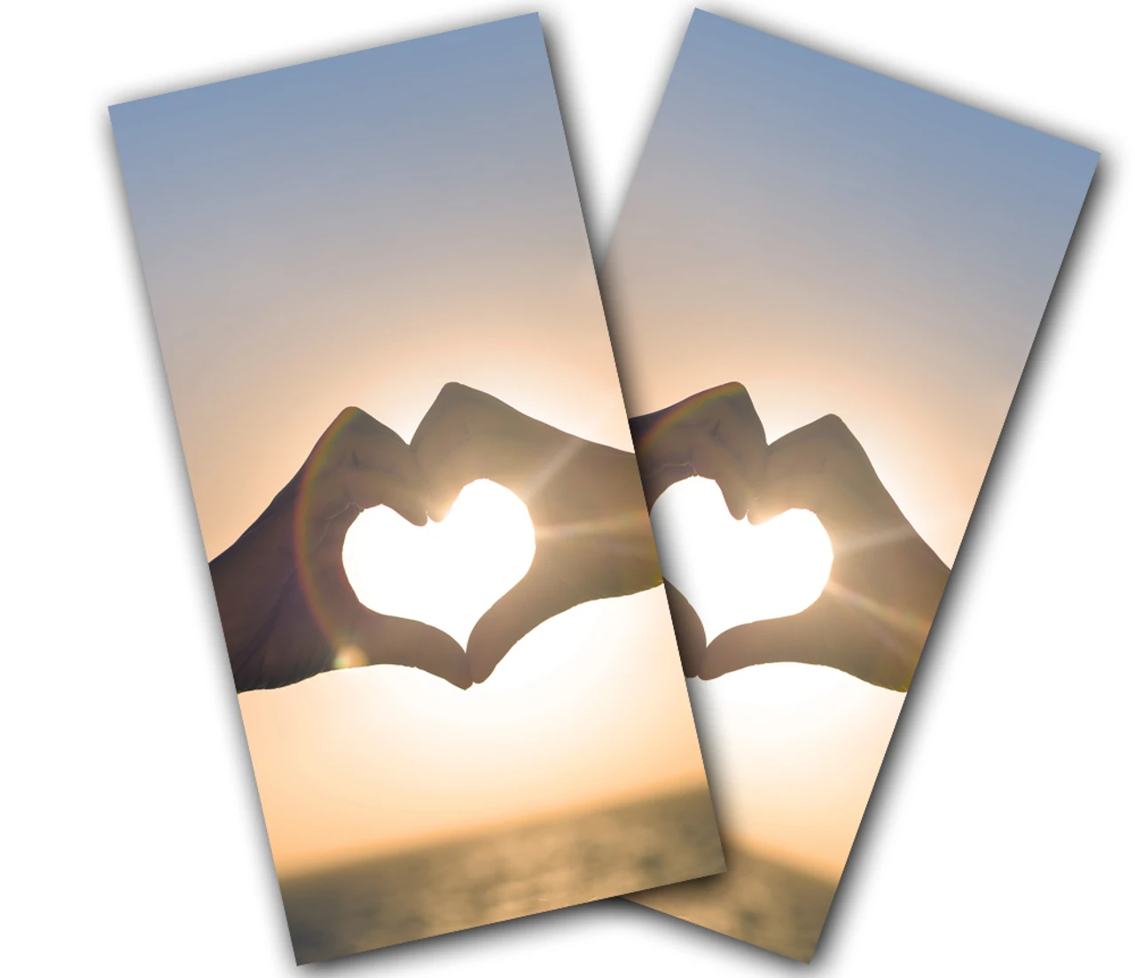 Love Sunset Cornhole Wraps - Set Of 2 3 Love Sunset Cornhole Wraps - Set Of 2
