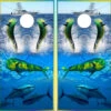 Mahi Mahi Cornhole Wraps - Set Of 2 -Best Toy Shop Mahi Mahi and Tuna Fish Ocean Fishing Boat preview 1 52577.1509752586