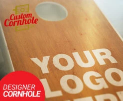 Custom Stained Cornhole Set With Bags 26 Custom Stained Cornhole Set With Bags -Best Toy Shop Maple Surface View 23539.1508893722