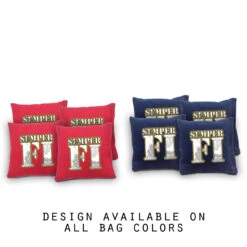 Marine Cornhole Bags - Set Of 8