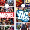 Marvel Vs DC (Version 2) Cornhole Wraps - Set Of 2 -Best Toy Shop Marvel DC Comic Clips 1 30711.1562543478 31934.1562543646