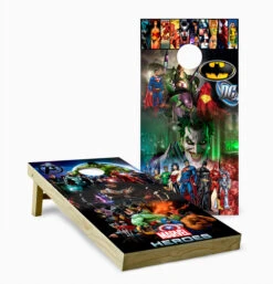 Marvel Vs DC Cornhole Set With Bags