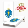 Massachusetts Flag Cornhole Set With Bags 1 Massachusetts Flag Cornhole Set With Bags -Best Toy Shop Massachusetts Flag Cornhole Set with Bags 72128.1611006485