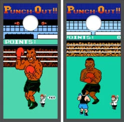 Mike Tyson's Punch-Out!! Cornhole Wraps - Set Of 2