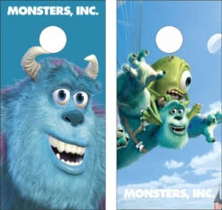 Monsters, Inc. Version 2 Cornhole Wraps - Set Of 2