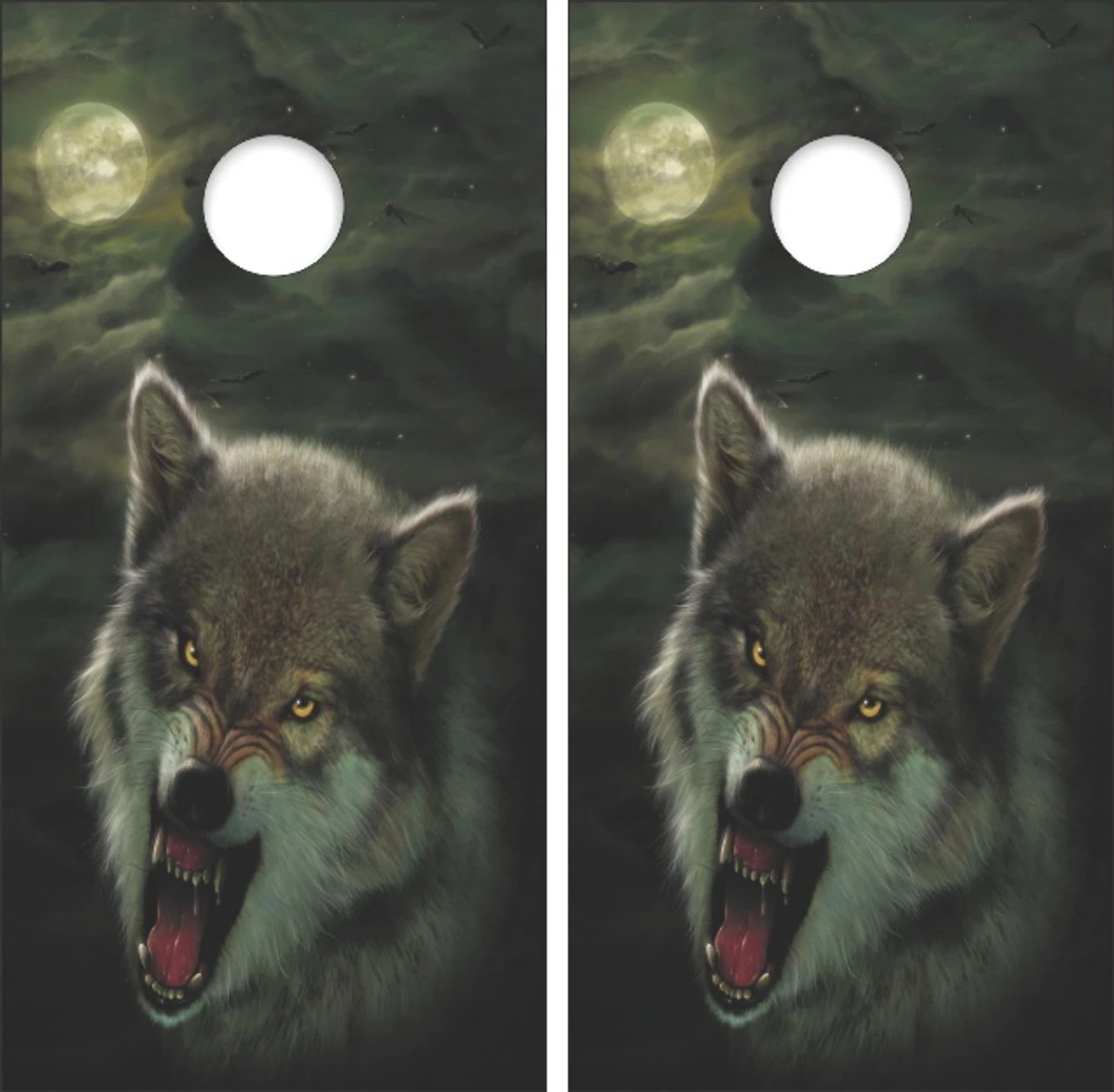 Nightbreed Cornhole Wraps - Set Of 2 3 Nightbreed Cornhole Wraps - Set Of 2