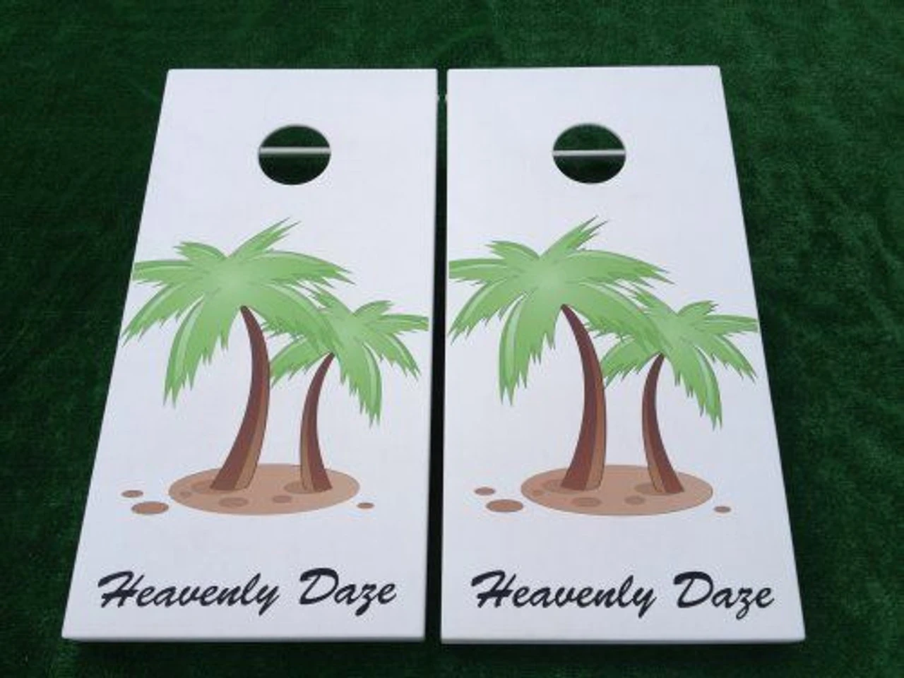 Personalized Palm Tree Cornhole Set With Bags 5 Personalized Palm Tree Cornhole Set With Bags - Image 3