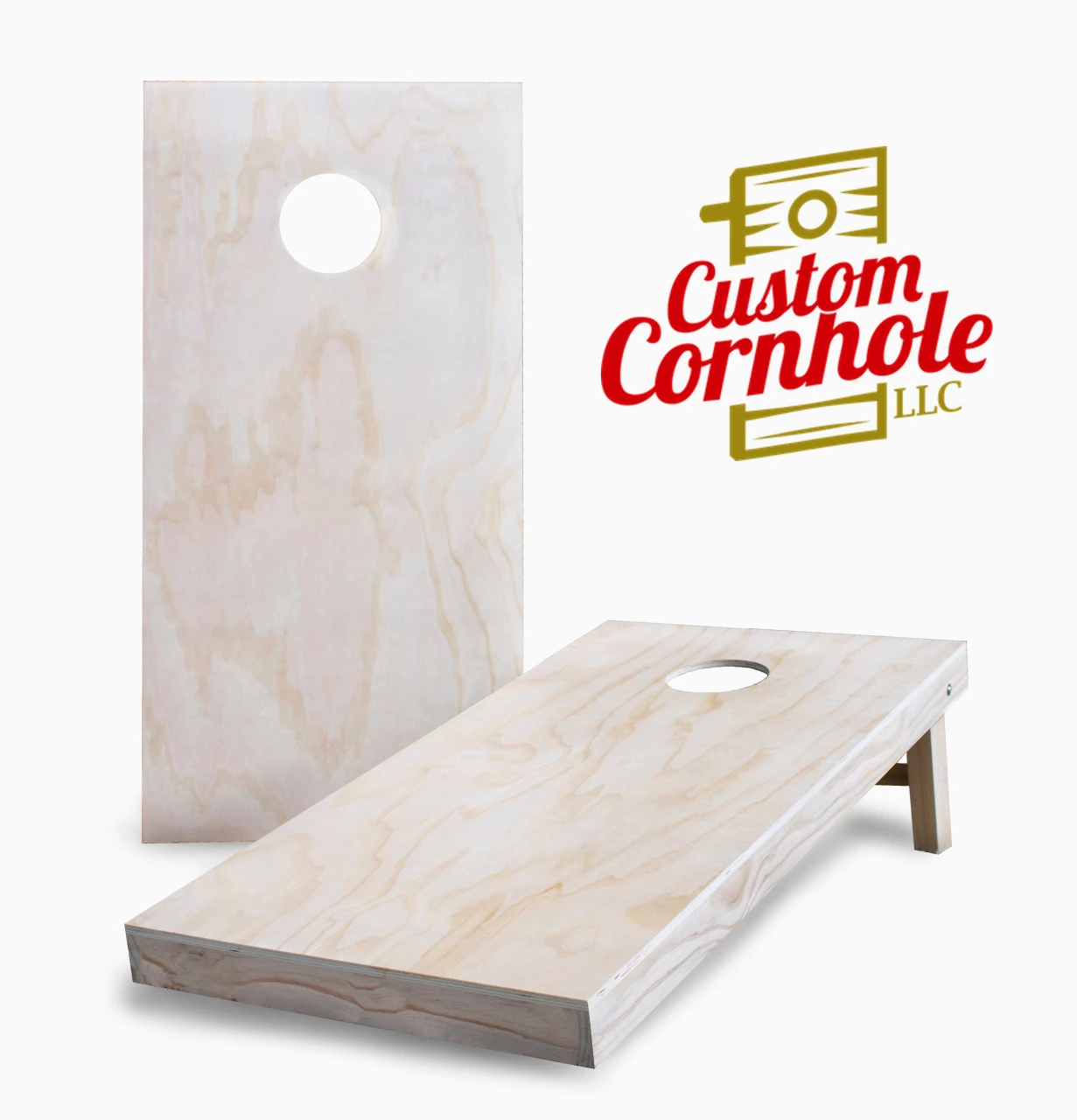 Plain (Unfinished) Cornhole Set With Bags