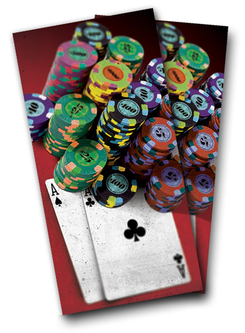 Poker Cornhole Wraps - Set Of 2 3 Poker Cornhole Wraps - Set Of 2
