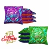 Purple Green Tiger Tournament Cornhole Bags - Set Of 8 -Best Toy Shop Purple Green Tiger 08528.1708292564