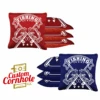 Red Blue Fish Logo Tournament Cornhole Bags - Set Of 8 -Best Toy Shop Red Blue Fish Logo 09430.1708293929