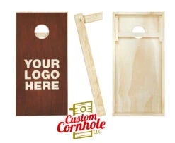 Custom Stained Cornhole Set With Bags 24 Custom Stained Cornhole Set With Bags -Best Toy Shop Rosewood Top View 2 02160.1508893721
